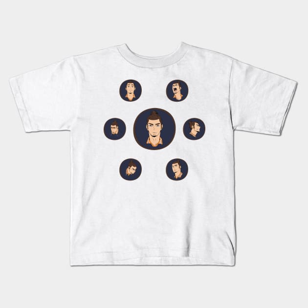 Haikyuu!! - Asahi Azumane Kids T-Shirt by InalZ